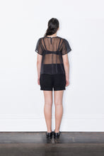 Load image into Gallery viewer, SILK ORGANZA BLOUSE 002 - BLACK
