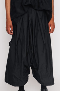 DROP CROTCH CULOTTES 001 - BLACK