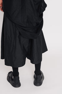 DROP CROTCH CULOTTES 001 - BLACK